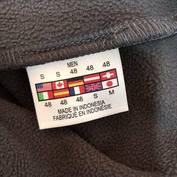 Spyder Pullover Men’s Size Small‎ Outdoors 1/4 Zip Long Sleeve Fleece Lined Gray - Picture 3 of 9